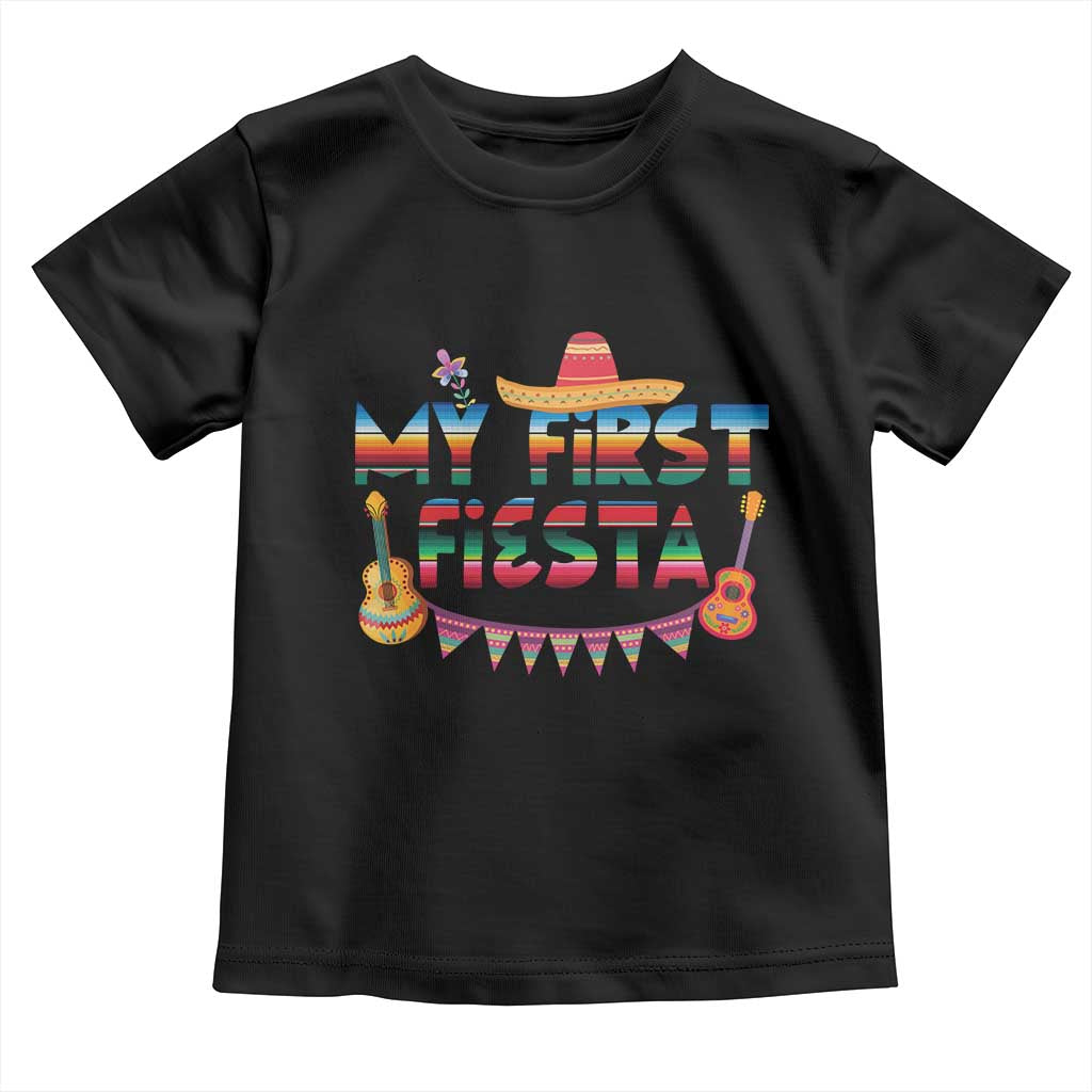 My First Fiesta Toddler T Shirt Baby Cinco De Mayo Mexican Fiesta Outfit
