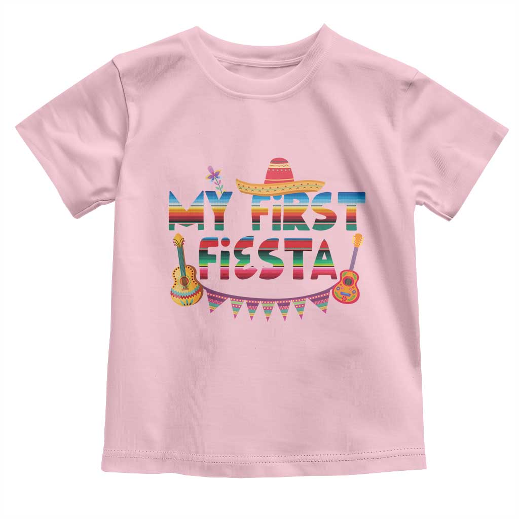 My First Fiesta Toddler T Shirt Baby Cinco De Mayo Mexican Fiesta Outfit