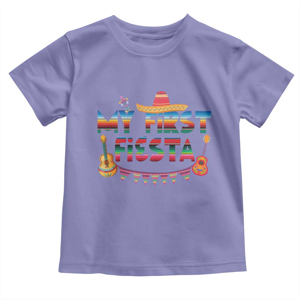 My First Fiesta Toddler T Shirt Baby Cinco De Mayo Mexican Fiesta Outfit
