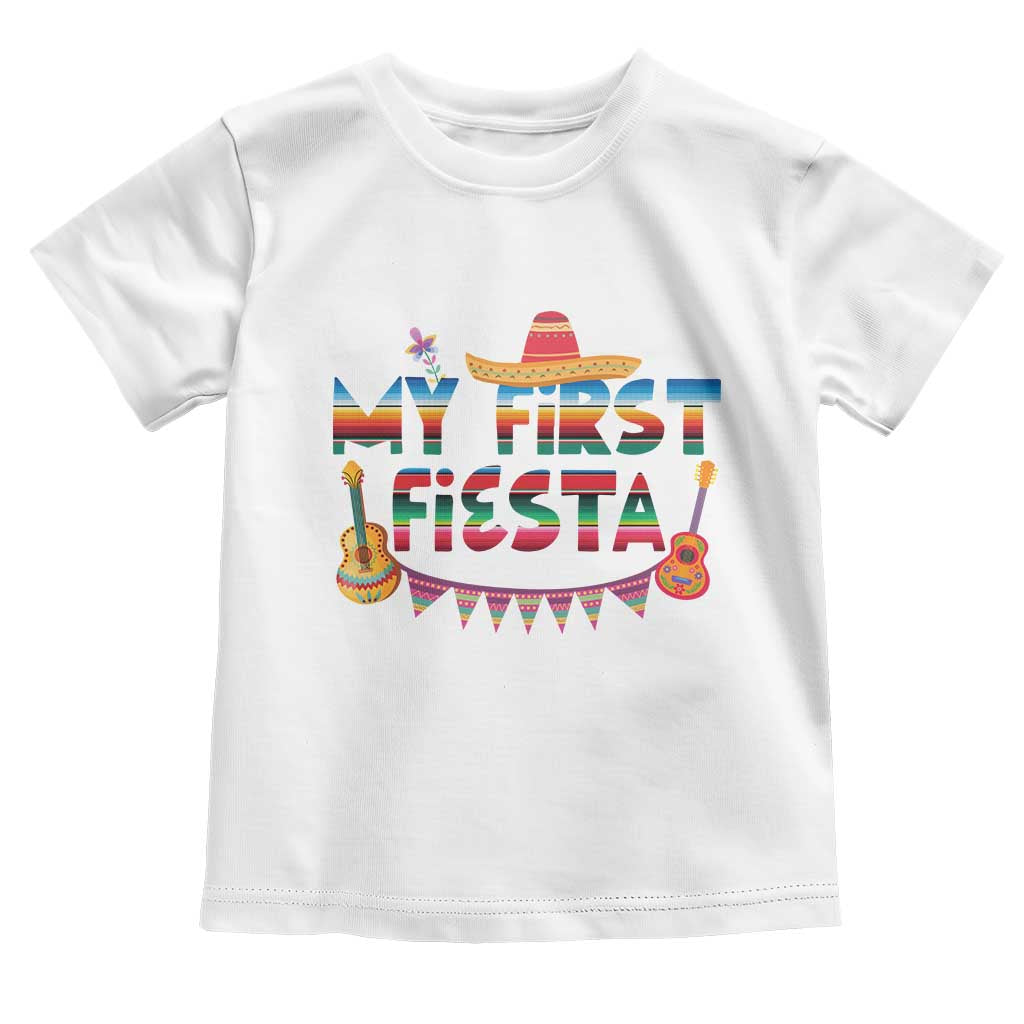 My First Fiesta Toddler T Shirt Baby Cinco De Mayo Mexican Fiesta Outfit