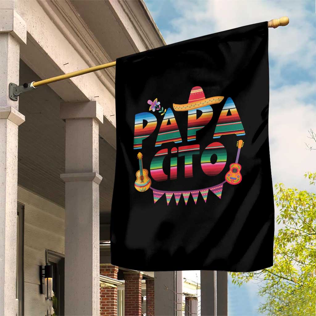 Papa Cito Garden Flag Mexican Dad Latino Fathers Day Gift