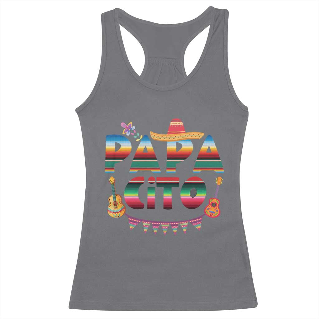 Papa Cito Racerback Tank Top Mexican Dad Latino Fathers Day Gift