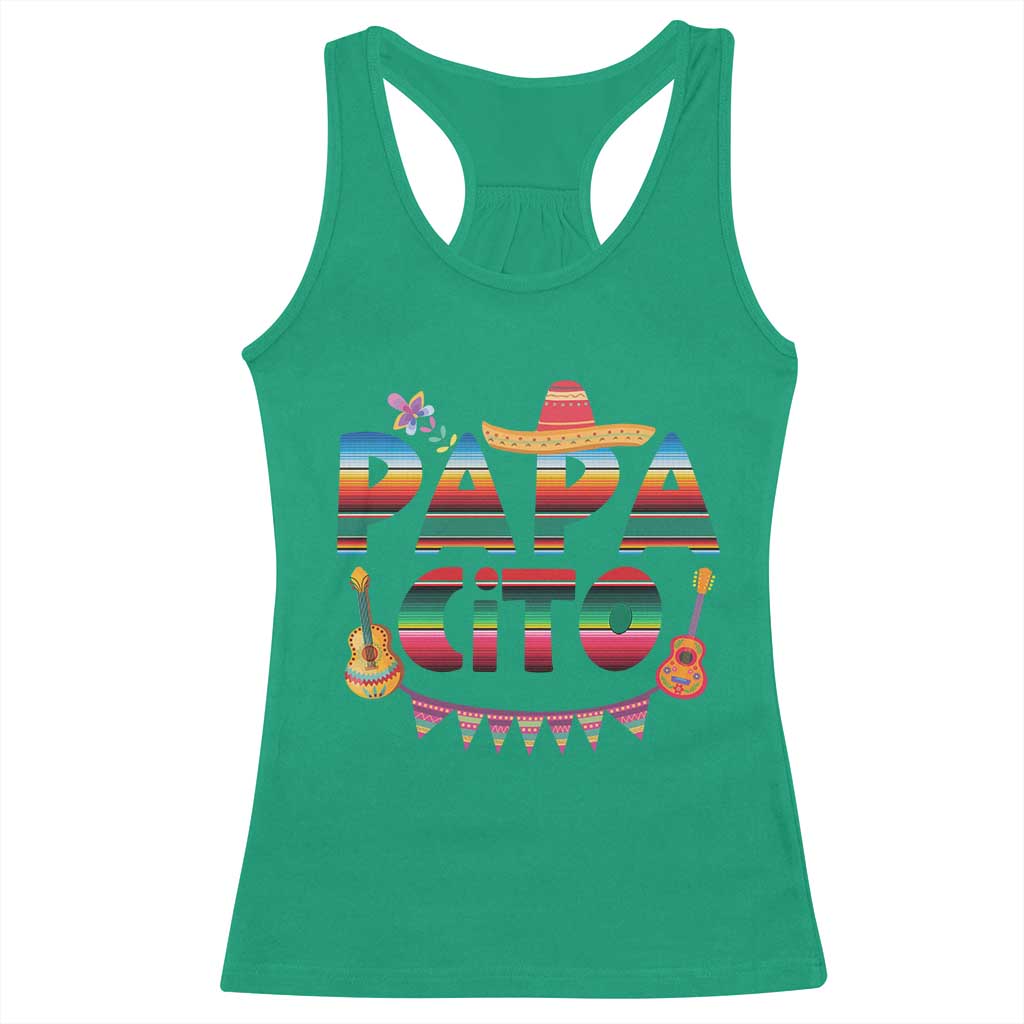 Papa Cito Racerback Tank Top Mexican Dad Latino Fathers Day Gift