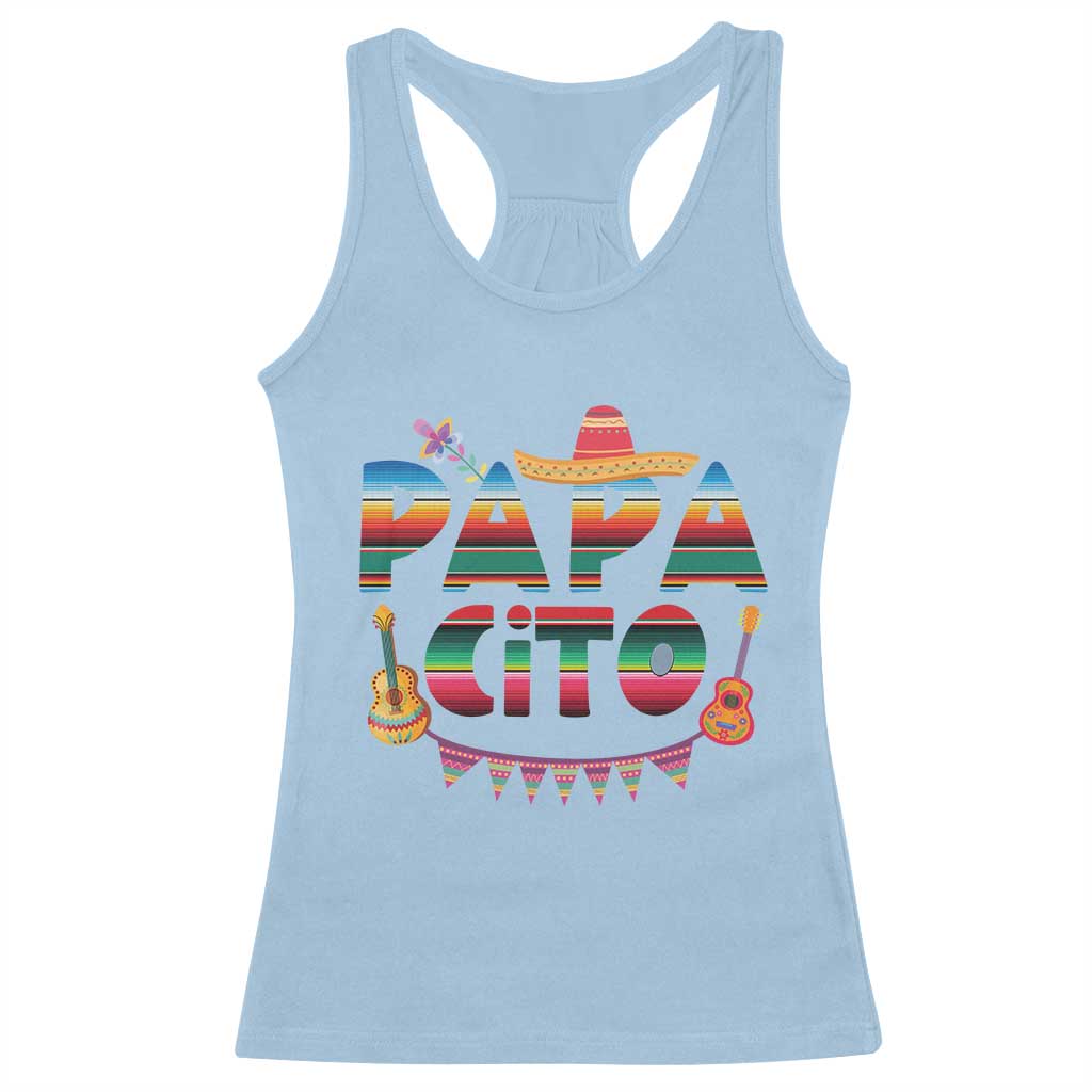 Papa Cito Racerback Tank Top Mexican Dad Latino Fathers Day Gift