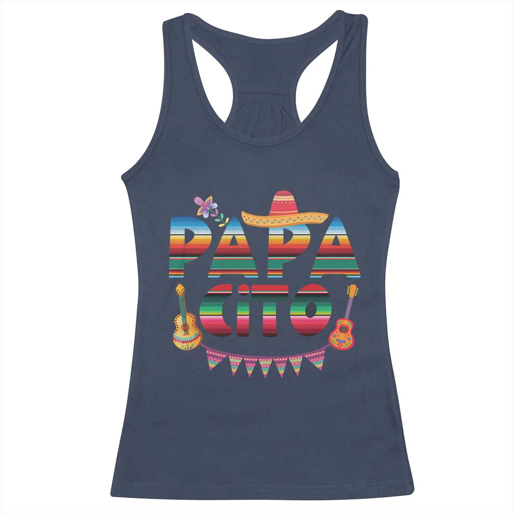 Papa Cito Racerback Tank Top Mexican Dad Latino Fathers Day Gift