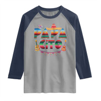 Papa Cito Raglan Shirt Mexican Dad Latino Fathers Day Gift