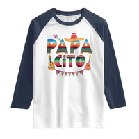 Papa Cito Raglan Shirt Mexican Dad Latino Fathers Day Gift