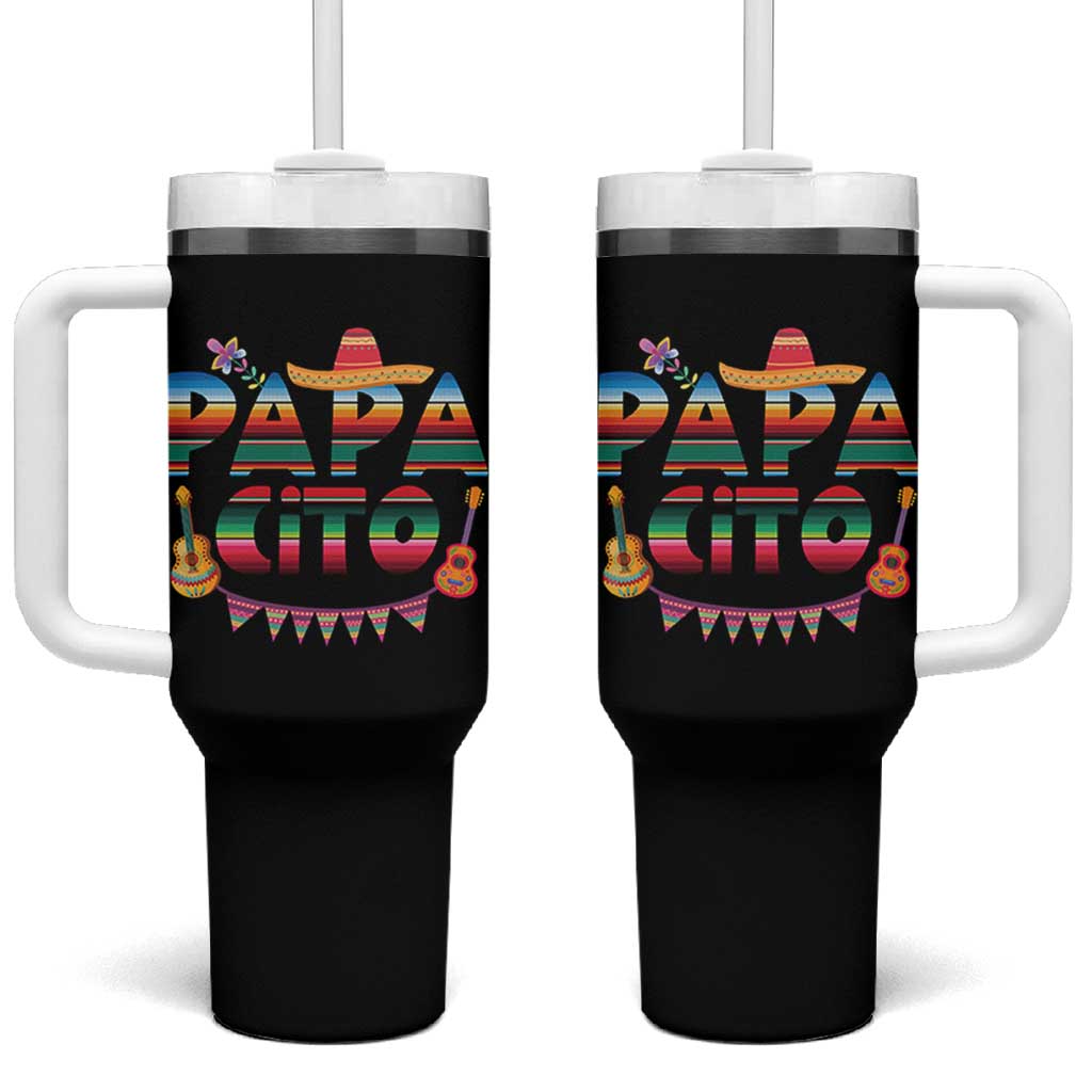 Papa Cito Tumbler With Handle Mexican Dad Latino Fathers Day Gift