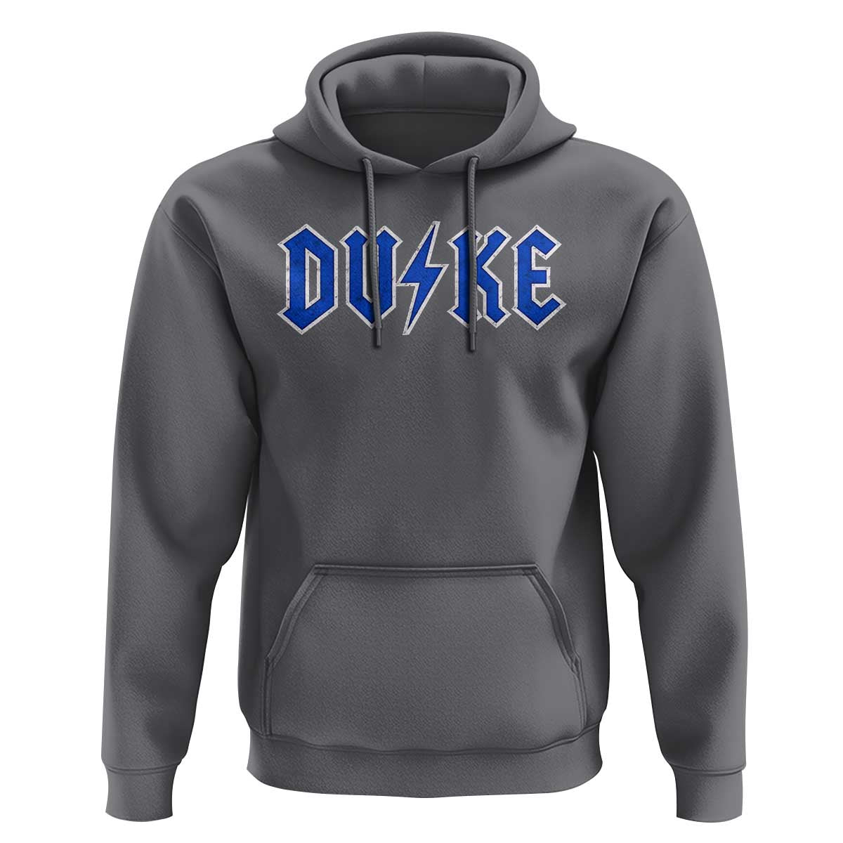 Vintage Duke Last Name Sports Style Hoodie Vintage Lightning Bold Gothic Font Graphic Basketball Fans