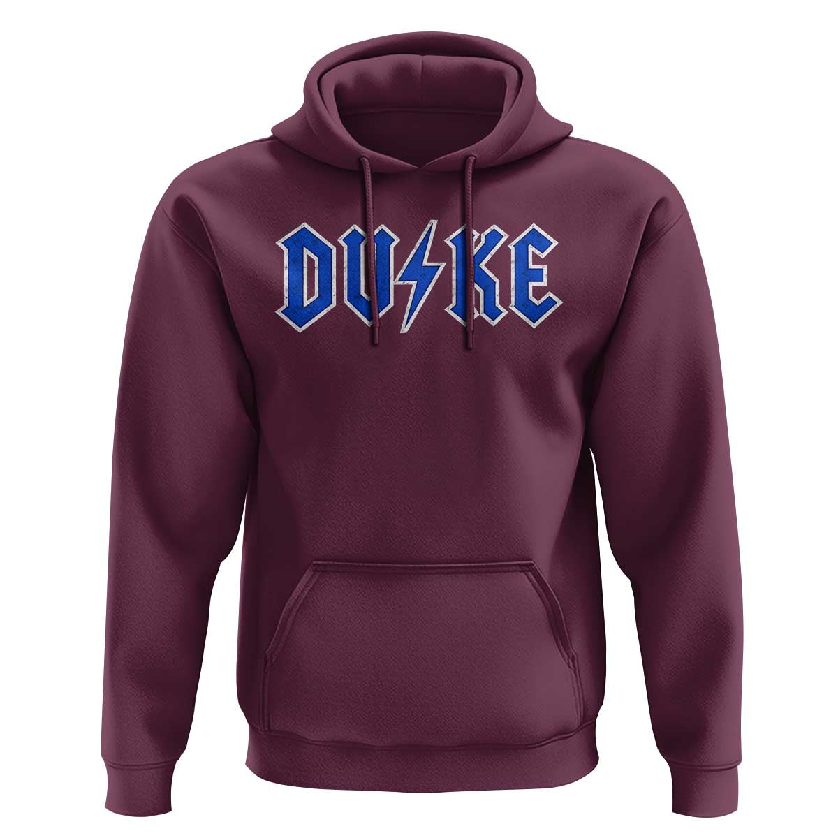 Vintage Duke Last Name Sports Style Hoodie Vintage Lightning Bold Gothic Font Graphic Basketball Fans