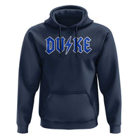 Vintage Duke Last Name Sports Style Hoodie Vintage Lightning Bold Gothic Font Graphic Basketball Fans