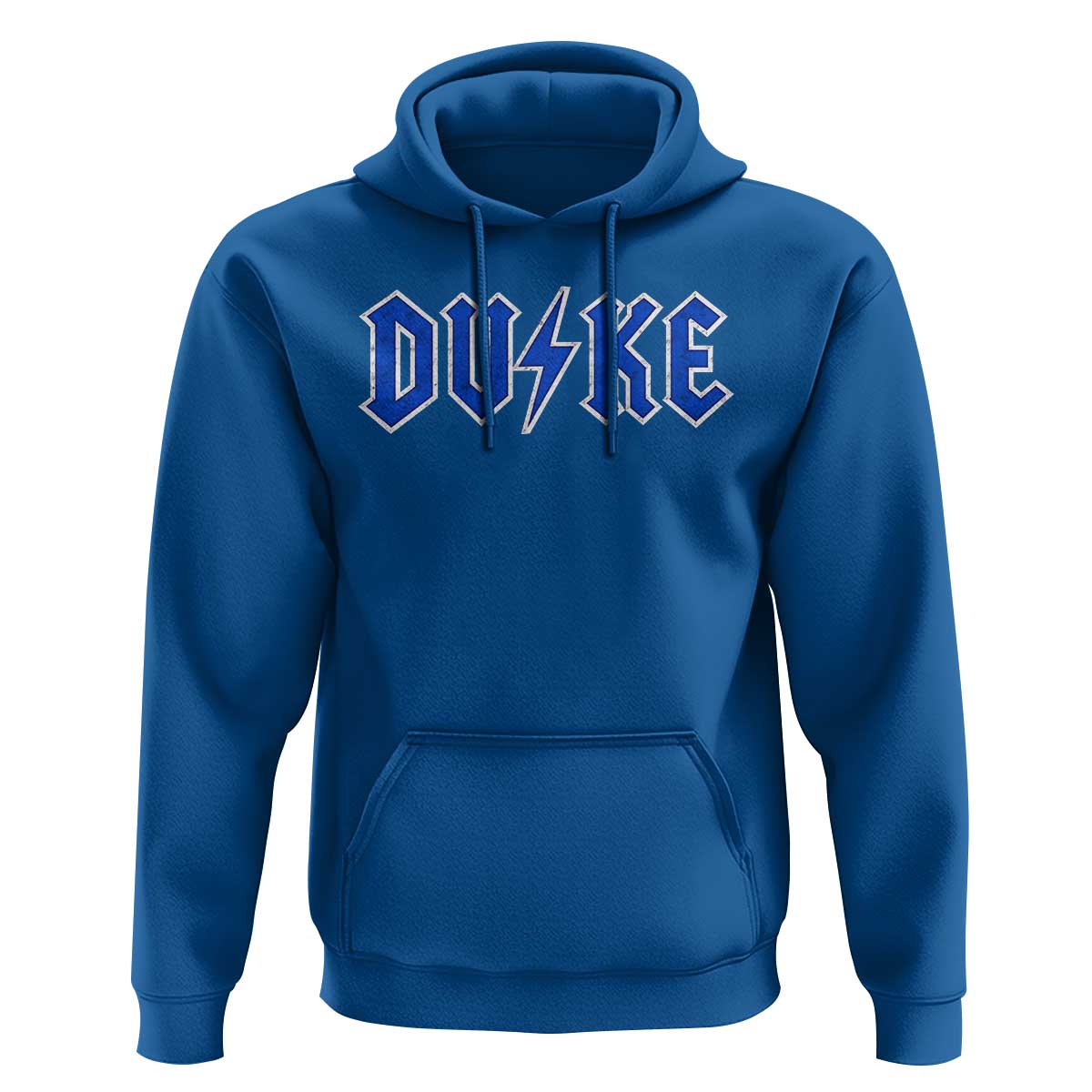 Vintage Duke Last Name Sports Style Hoodie Vintage Lightning Bold Gothic Font Graphic Basketball Fans