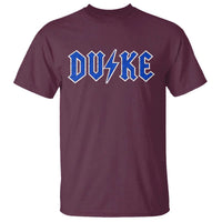 Vintage Duke Last Name Sports Style T Shirt Vintage Lightning Bold Gothic Font Graphic Basketball Fans
