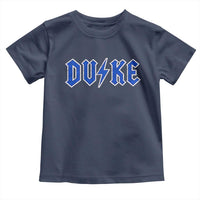 Vintage Duke Last Name Sports Style Toddler T Shirt Vintage Lightning Bold Gothic Font Graphic Basketball Fans
