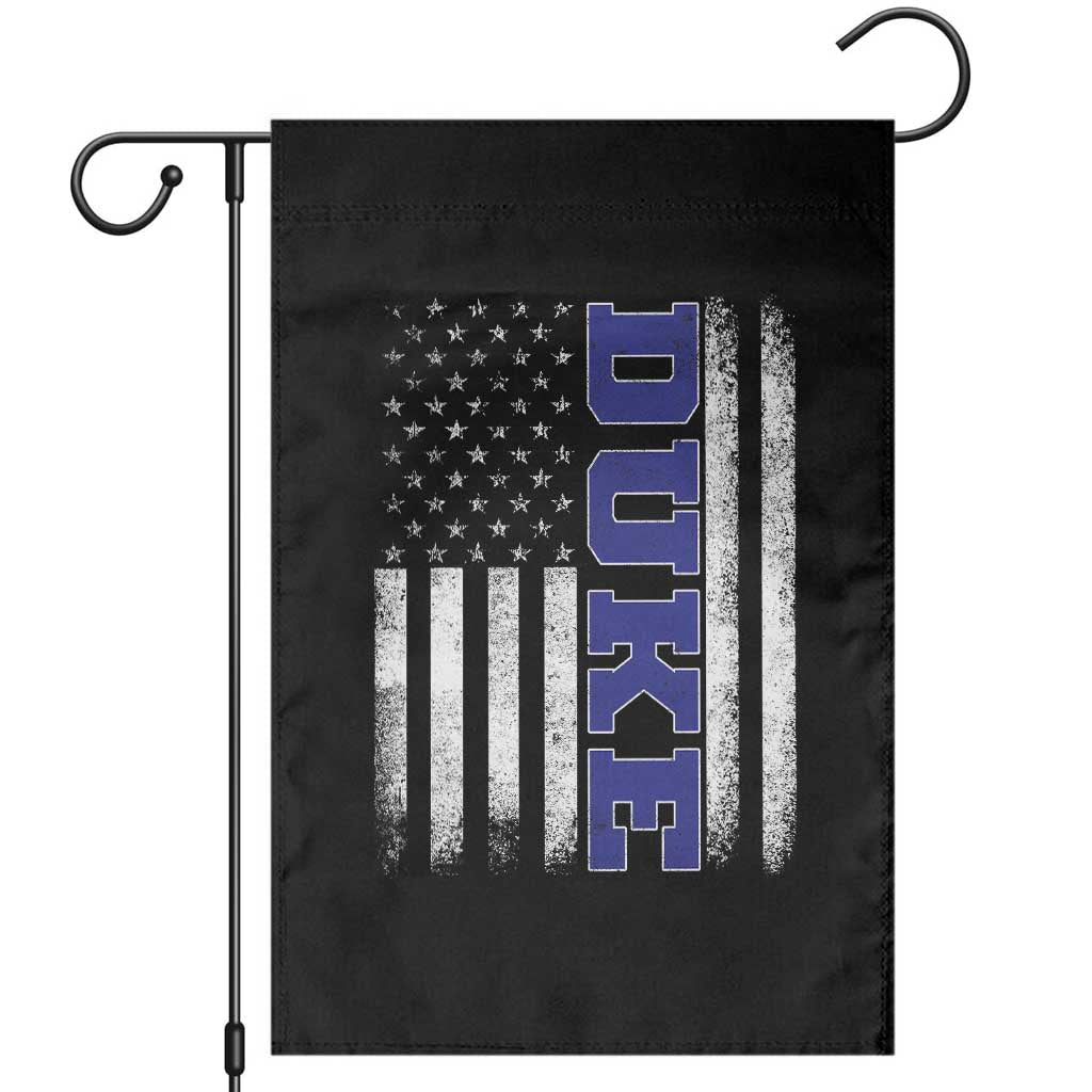 Vintage Duke Name American Flag Garden Flag Retro Sport Basketball Fans