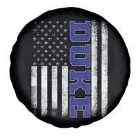 Vintage Duke Name American Flag Spare Tire Cover Retro Sport Basketball Fans