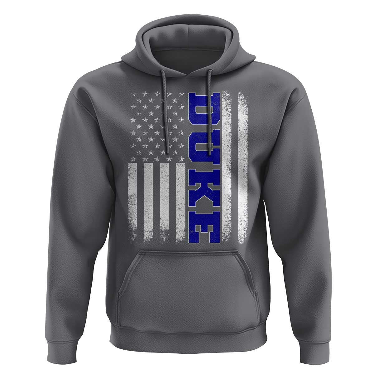 Vintage Duke Name American Flag Hoodie Retro Sport Basketball Fans