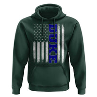 Vintage Duke Name American Flag Hoodie Retro Sport Basketball Fans