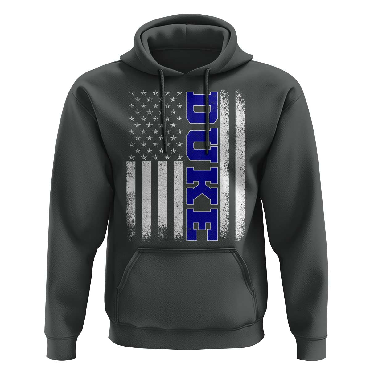 Vintage Duke Name American Flag Hoodie Retro Sport Basketball Fans
