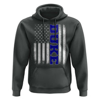 Vintage Duke Name American Flag Hoodie Retro Sport Basketball Fans