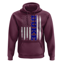 Vintage Duke Name American Flag Hoodie Retro Sport Basketball Fans