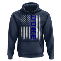 Vintage Duke Name American Flag Hoodie Retro Sport Basketball Fans