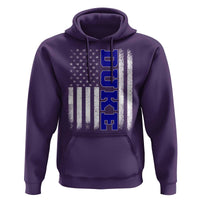 Vintage Duke Name American Flag Hoodie Retro Sport Basketball Fans