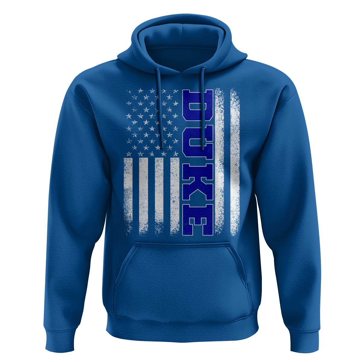 Vintage Duke Name American Flag Hoodie Retro Sport Basketball Fans