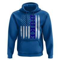 Vintage Duke Name American Flag Hoodie Retro Sport Basketball Fans