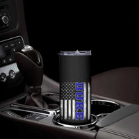 Vintage Duke Name American Flag Skinny Tumbler Retro Sport Basketball Fans