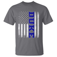Vintage Duke Name American Flag T Shirt Retro Sport Basketball Fans