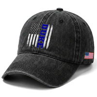 Vintage Duke Name American Flag Washed Cotton Baseball Cap Retro Sport Basketball Fans