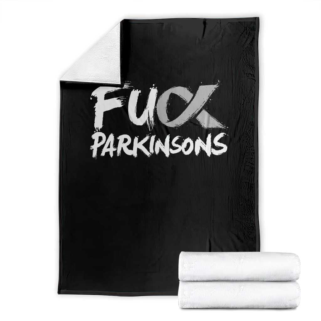 Fuck Parkinsons Throw Blanket Parkinsons Disease Awareness Month