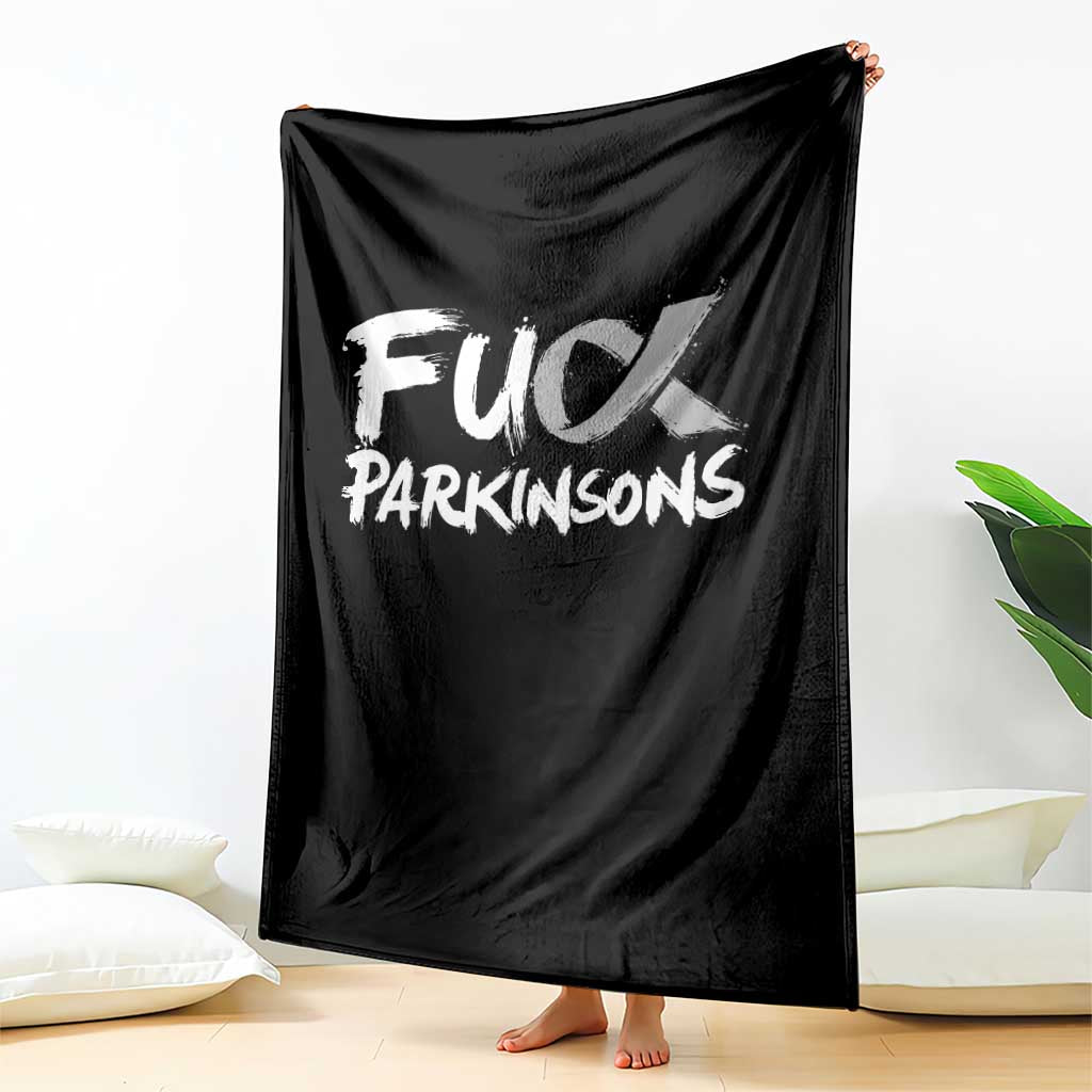 Fuck Parkinsons Throw Blanket Parkinsons Disease Awareness Month