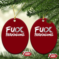 Fuck Parkinsons Ceramic Ornament Parkinsons Disease Awareness Month