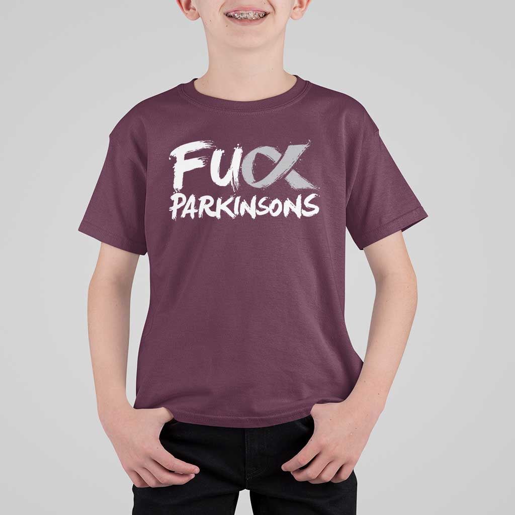 Fuck Parkinsons T Shirt For Kid Parkinsons Disease Awareness Month