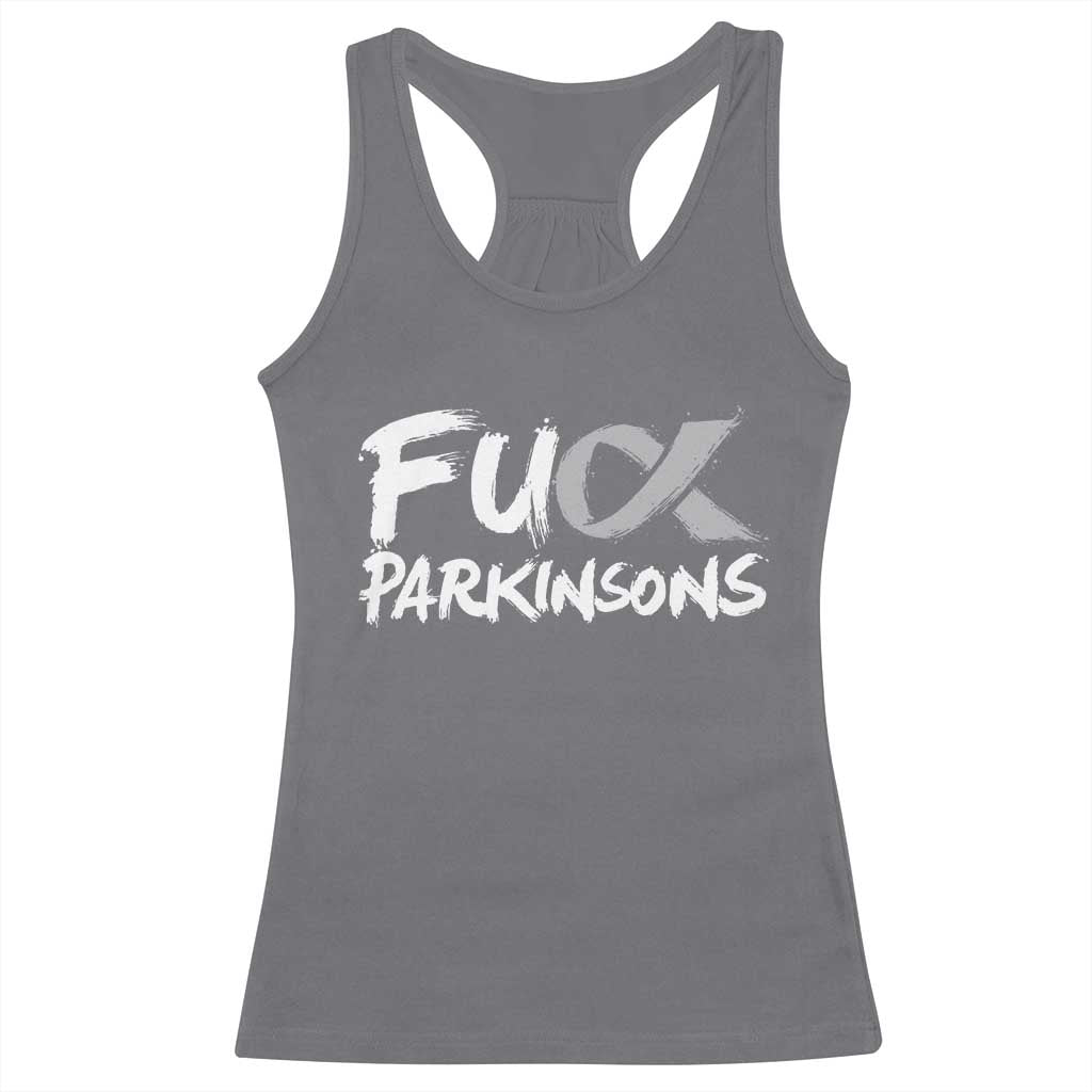 Fuck Parkinsons Racerback Tank Top Parkinsons Disease Awareness Month