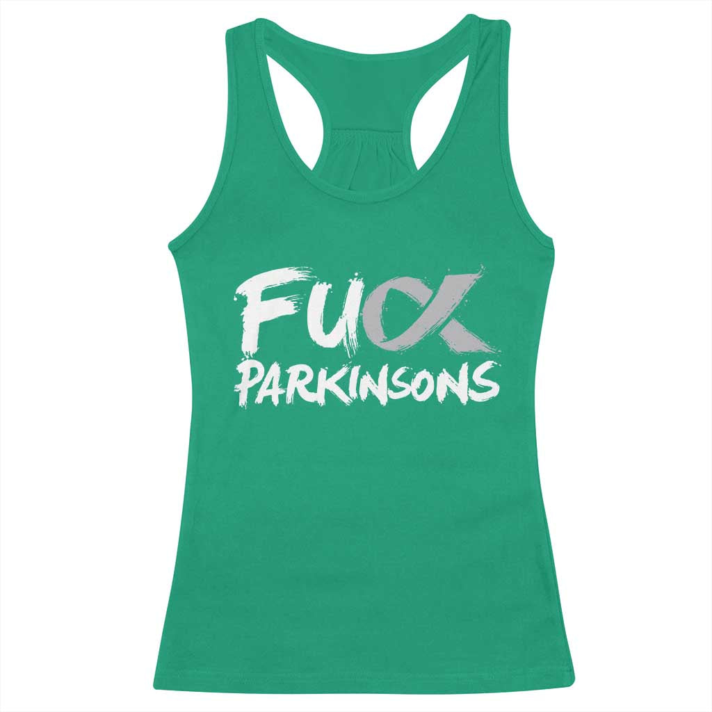 Fuck Parkinsons Racerback Tank Top Parkinsons Disease Awareness Month