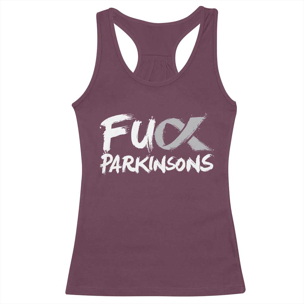 Fuck Parkinsons Racerback Tank Top Parkinsons Disease Awareness Month
