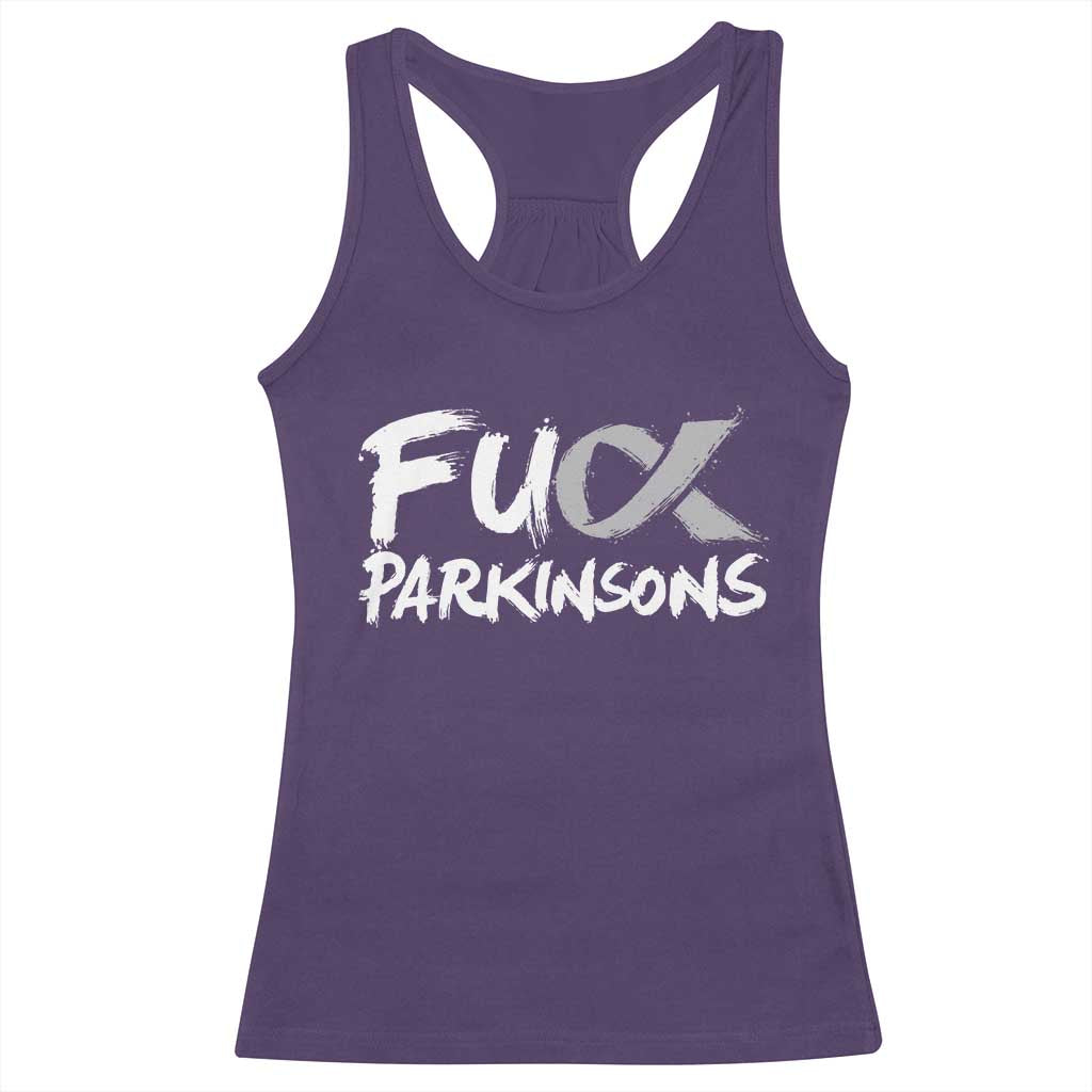 Fuck Parkinsons Racerback Tank Top Parkinsons Disease Awareness Month