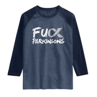 Fuck Parkinsons Raglan Shirt Parkinsons Disease Awareness Month
