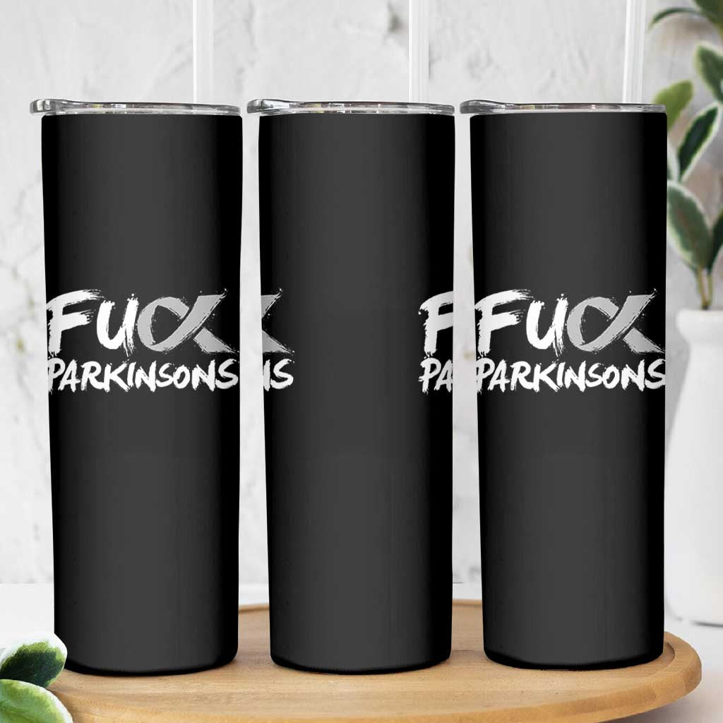 Fuck Parkinsons Skinny Tumbler Parkinsons Disease Awareness Month