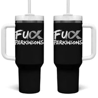 Fuck Parkinsons Tumbler With Handle Parkinsons Disease Awareness Month