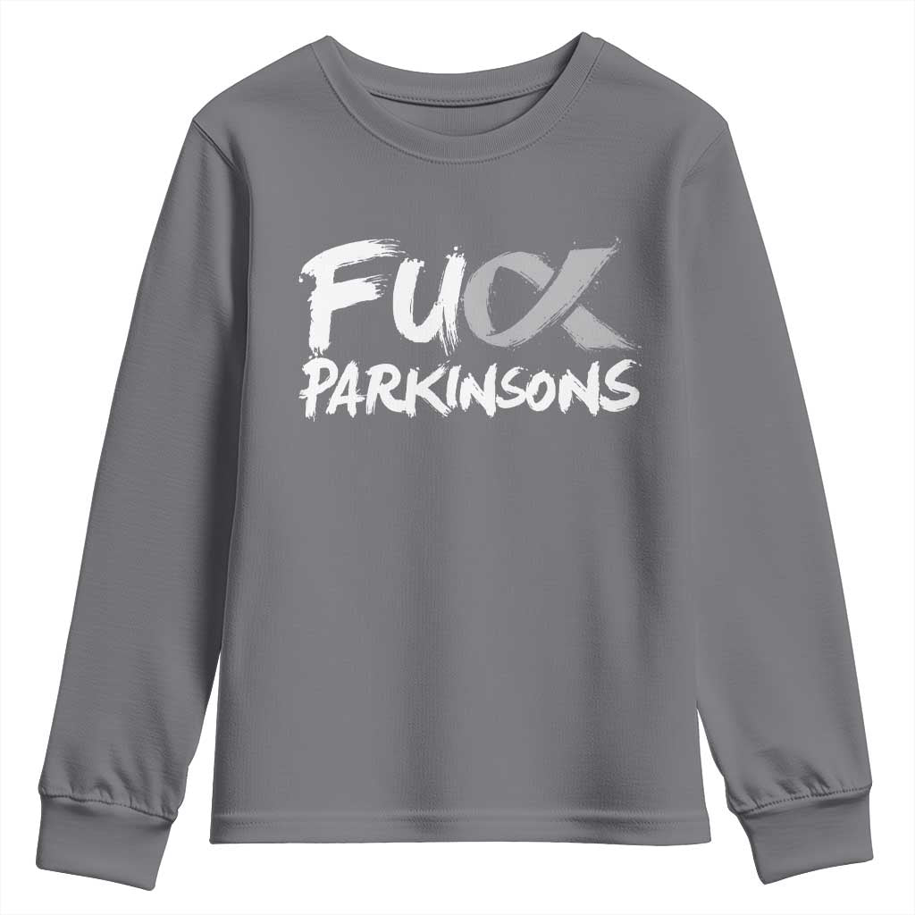 Fuck Parkinsons Youth Sweatshirt Parkinsons Disease Awareness Month