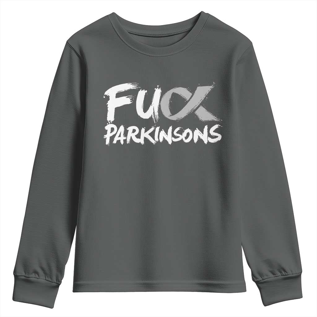 Fuck Parkinsons Youth Sweatshirt Parkinsons Disease Awareness Month