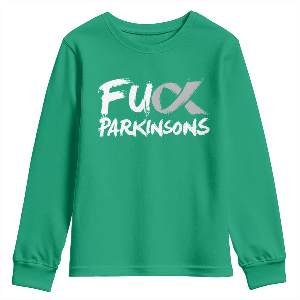 Fuck Parkinsons Youth Sweatshirt Parkinsons Disease Awareness Month