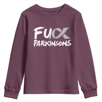 Fuck Parkinsons Youth Sweatshirt Parkinsons Disease Awareness Month