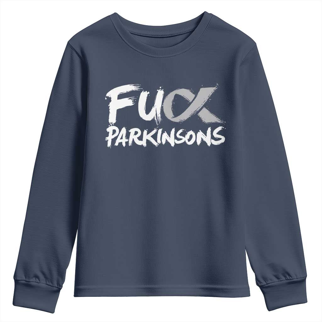 Fuck Parkinsons Youth Sweatshirt Parkinsons Disease Awareness Month