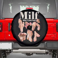 MILF Man I Love Feet Spare Tire Cover Funny Sexy Inappropriate Saying Quote
