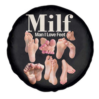 MILF Man I Love Feet Spare Tire Cover Funny Sexy Inappropriate Saying Quote